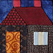 quilt : petite maison patchwork