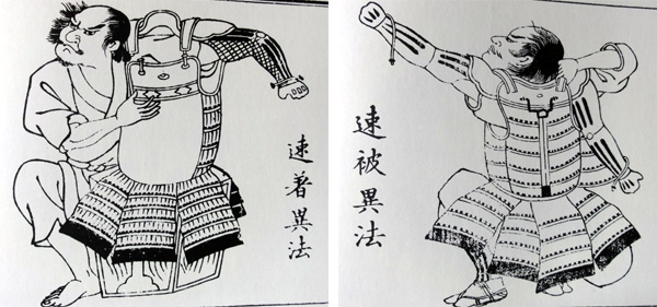 Casques et armures de samurai