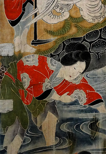 130828_061Musée Guimet - Exposition "Tsutsugaki" - Textiles indigo du Japon - II -