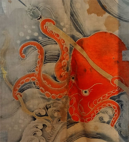 130828_069 Musée Guimet - Exposition "Tsutsugaki" - Textiles indigo du Japon - II -