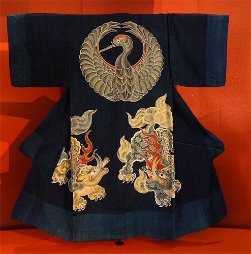 130828_105 Musée Guimet - Exposition "Tsutsugaki" - Textiles indigo du Japon - I -