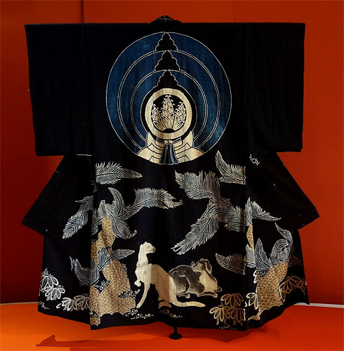 130828_121 Musée Guimet - Exposition "Tsutsugaki" - Textiles indigo du Japon - I -