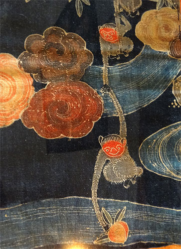 130828_129 Musée Guimet - Exposition "Tsutsugaki" - Textiles indigo du Japon - II -