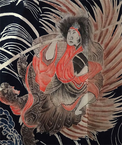 130828_144 Musée Guimet - Exposition "Tsutsugaki" - Textiles indigo du Japon - I -