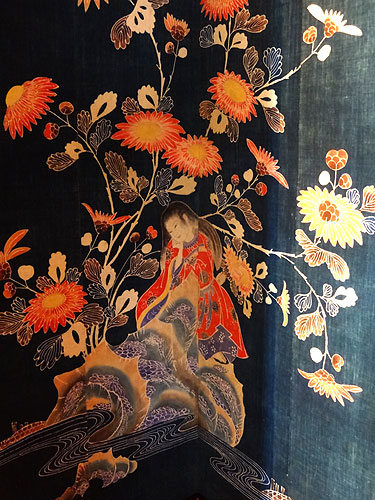 130828_145 Musée Guimet - Exposition "Tsutsugaki" - Textiles indigo du Japon - I -