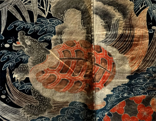 130906_387 Musée Guimet - Exposition "Tsutsugaki" - Textiles indigo du Japon - I -