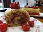 Gâteau aux framboises
